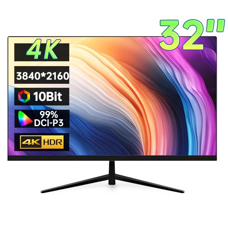 Ʈ ο  ũž ÷ IPS ũ,  巡ÿ HDMI/DP , 32 ġ 4K UHD , 3840x2160P 100% sRGB 8 Ʈ